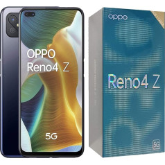 oppo Reno 4Z Išmanusis telefonas 128GB, 8GB RAM, dvi SIM kortelės, rašalinė juoda