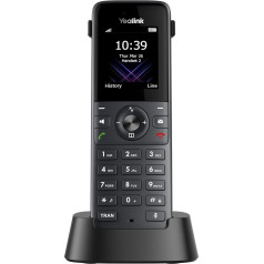 Yealink W73H IP-DECT telefono aparatas su spalvotu ekranu (1,8 colio 128 x 160 TFT spalvotas ekranas), įkroviklio prijungimo stotelė su maitinimo šaltiniu