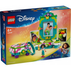 „Disney Classic Blocks 43239“ nuotraukų rėmelis ir „Mirabel Box“.