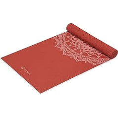 Gaiam jogos kilimėlis – aukščiausios kokybės 5 mm storio neslystantis kilimėlis, skirtas visų tipų jogai, pilatesui ir treniruotėms ant grindų (172,7 x 61 x 5 mm)