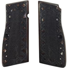 ZIB GRIPS Browning HP 14 pistoleto rankena, rankų darbo iš riešutmedžio Ars.111