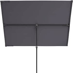 Doppler Active Balcony Screen Black Edition 170 x 130 cm antracito I apsauga nuo saulės balkonui ir terasai I lankstus privatumo ekranas I stačiakampis ir pasukamas I sodo skėtis stogui