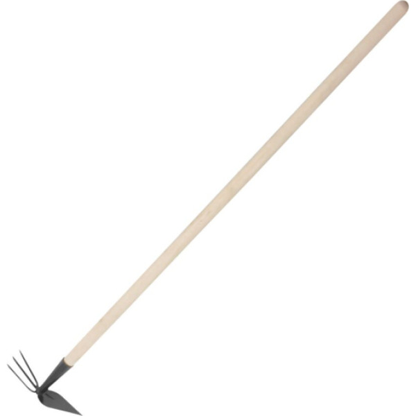 12296 Širdies kaplys su šakute ir 110 cm medine rankena