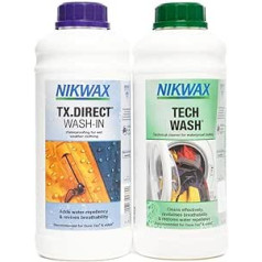 Nikwax Tech Wash ir TX Direct Wash-In valiklis, 1 litras