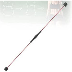 Pilateso strypo nešiojamoji jogos lazda Sportinė siūbavimo strypa suaugusiems, nuimama 160 cm vibruojanti fitneso strypa, elastinga kūno aukšto dažnio treniruočių strypa, skirta pilatesui, jogos treniruotė, bu