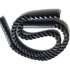 LKZL Fitness Battle Rope, Skersmuo 38 mm Sunkusis šokinėjimo lynas, Svertinis šokinėjimo lynas vyrams raumenų lavinimo, jėgos ir ištvermės lavinimas (Spalva: 2,8 m)