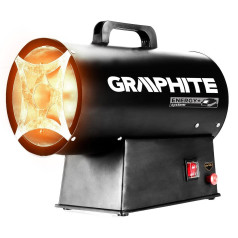 Graphite 30kW dujinis šildytuvas, 18V akumuliatoriaus versija, be akumuliatoriaus