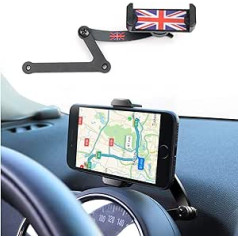 „Mini Cooper“ mobiliojo telefono laikiklis, sulankstomas, nematomas 360 laipsnių besisukantis automobilio telefono GPS laikiklis, skirtas „Mini Cooper“