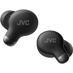 JVC HA-Z250T-B True Wireless Active Triukšmą slopinančios ausinės, minkšti ir patogūs atminties putplasčio ausų kištukai, 3 garso režimai, BT 5.3, 28 valandų baterijos veikimo laikas, juodas