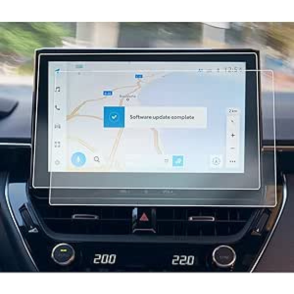 YEE PIN 2 x 10,5 colio Suderinamas su 2023 Toyota Corolla / Corolla Touring Sports Nano Plėvelė Apsauginė Plėvelė GPS Ekrano Apsauga Navigacinė Plėvelė Corolla Cross 2023 Įbrėžimams atspari