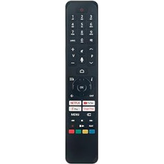 VINABTY RC45161 Balso nuotolinio valdymo pulto pakeitimas, tinkamas Toshiba CT-8562 CT-8555 23794690 30108047 32WA3B63DA 49UA3A63DB 49UA3A63DG 42LA206LA3S3 TVABX6