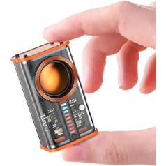 BSZHI skaidrus belaidis „Bluetooth“ garsiakalbis Nešiojamas mini garsiakalbis su LED spalvingomis šviesomis Stereo garsas TWS mažas garsiakalbis biurui, vakarėliui, stovyklavimui, dušui, namams, kelionėms