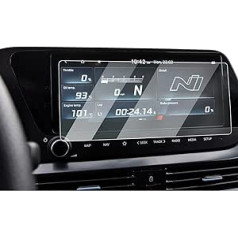 YEE PIN 10,25 colio ekrano apsauga, suderinama su Hyundai i20 BC3 2021 2022+ navigacijos apsaugine plėvele GPS navigacijos plėvele 9H grūdinto stiklo i20 apsauga, atspari įbrėžimams