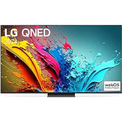 LG 86QNED86T6A televizorius 86 colių (218 cm) QNED Fernseher (α8 4K AI-Prozessor, HDR10, bis zu 120Hz) [Modelljahr 2024]