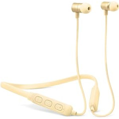 Fresh 'n Rebel Earbuds BAND-IT Buttercup | „Bluetooth In-Ear Kopfhörer su Nackenbügel“.