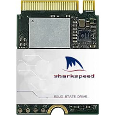 SHARKSPEED SSD 1TB M.2 2230 NVMe PCIe Gen 3.0 x4 vidinis kietojo kūno diskas, žaidimų SSD, suderinamas su Steam Deck Surface Pro Ultrabook (1 TB, M.2 2230 PCIe)