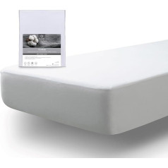 Tural - Neperšlampamas ir orui laidus čiužinio užvalkalas ir prigludusi paklodė 2 in 1. Audinys pagamintas iš 100 % medvilnės, dydis 90 x 190/200 cm - čiužinio užvalkalas Mattress Topper