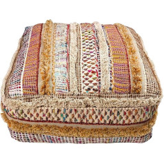 Mandala Life Art Bohemiška grindų pagalvėlė - grynos vilnos ir medvilnės mišinys - užpildas neįtrauktas - 60 x 20 cm - rankų darbo 