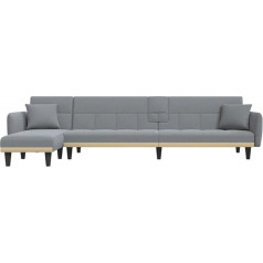 Tidyard L formos sofa lova Chaise Longue Trundle Sofa dienos lova
