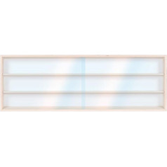 Alsino V-115.3A HO & N vitrina H0 115 cm 3 skyriai su grioveliais