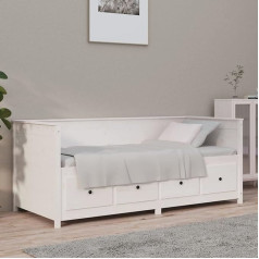 Chusui Dienos lova, Sofa lova, Miegamoji sofa, Sofa lova, Sofa lova, Sofa lova, Dienos lova, Sofa lova, Sofa lova, Sofa lova, Miegamoji sofa, Paauglių lova, Balta, 90 x 190 cm, Pušies masyvas