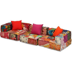 Pedkit 3-vietė modulinė universali sofa-lova Sofa-lova 200 x 70 x 58 cm, šezlongas Sofa-lova, moduliniai blokai, kuriuos galima derinti įvairiomis konfigūracijomis