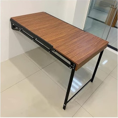 Bocbco Sieninis sulankstomas stalas, sulankstomas sieninis stalas, kompiuterio stalas, sulankstomas stalas, taupantis vietą virtuvėje, valgomajame, pusryčių bare, kavos bare, D, 1220 x 635 x 730 mm