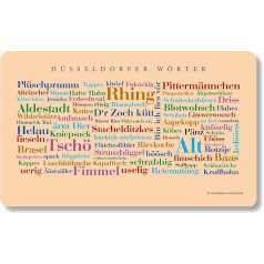 Pusryčių lenta Düsseldorfer Words