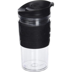 BODUM 11103-01S Reisebecher, Schwarz, 0,35 litro, 1 Stück (1 Packung mit 1)