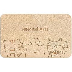 Frühstücksbrettchen Kinder Brettchen mit Gravur 