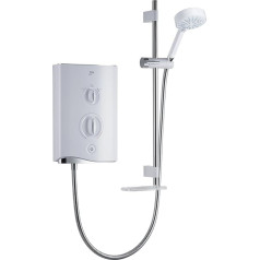 Mira Sport Weiß MULTI-Fit Elektrodusche 9,8 kW/Chrom 1.1746.010