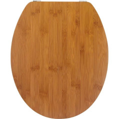 Wirquin 20719732 WC Deckel, Casual Line Bamboo Bambus, Natur