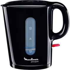 Moulinex, Principio, 1,7 l, 2400 W, elektrinis belaidis virdulys, 2 matomi vandens lygiai, filtras nuo kalkių BY105810, plastikinis, 1,7 l