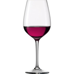 EISCH Superior Bordeaux-Kristall-Weinglas, Sensis Plus Belüftungstechnologie, blei-, spülmaschinenfest, 2er-Set, 750 ml