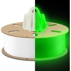 DURAMIC 3D Premium PLA Plus Spinter Filament 1.75mm 3D spausdinimo siūlai 1kg Spool Tangle No Clogging Dimensional Accuracy +/- 0.05mm 1 Pack Luminous