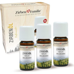 Natūralus pušų aliejus 3 x 10 ml - natūralus vandens garų distiliatas iš Austrijos - 