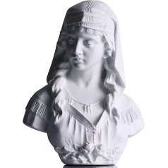Graikų mitologija biustas statula, graikų deivė, graikų apdaila, Afroditė statula, biustas galva, graikų antikvarinė apdaila, biustas statula, Artemidės statulos estetinė apdaila, estetinė apdaila, mitologija