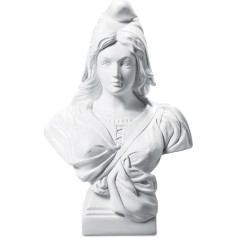 Marihuanos biusto reprodukcija balta (24cm)