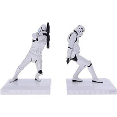 „Nemesis“ dabar oficialiai licencijuotos originalios „Stormtrooper Bookend“ figūrėlės, derva, balta, 18,5 cm