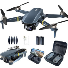CHUBORY A68 WiFi FPV kvadrokopteris su HD kamera, automatinis pakilimas, 3D apsivertimai, bepilotis režimas, skrydžio trajektorija, A68-DE-240729-1