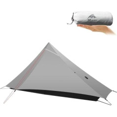 KIKILIVE LanShan Ultralight Camping Tent for Outdoor Use, 1 Person / 2 Person Tent Shelter Perfect for Camping, Backpacking and Hiking