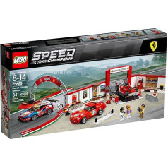 LEGO Speed Champions Ferrari galutinis garažas 75889 konstravimo rinkinys