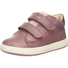 Geox Baby Girl B Biglia Girl C First Steps, Rose Smoke Dk Silver, 23 EU