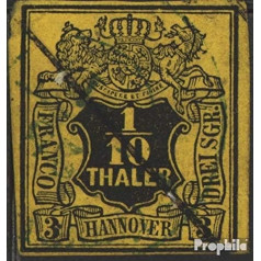 Prophila Collection Hannover (Old Germany) 5 Splendour Stamped 1851 Value Tag (Ženklai kolekcionieriams)