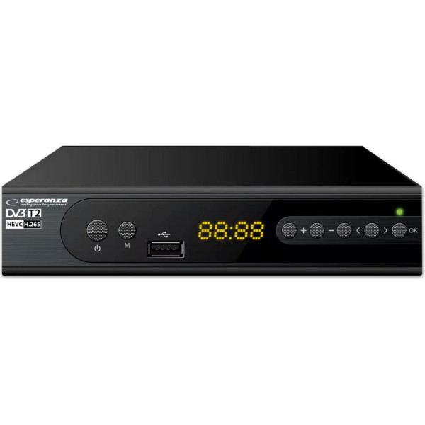 EV106P skaitmeninis imtuvas/dekoderis dvb-t2 h.265/hevc ev106p