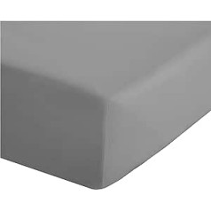 Catherine Lansfield „Easy Iron“ paklodė, „Easy Iron“, „Percale“, „Polycotton“, pilka, „Superking“ paklodė