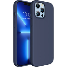 Mocco Liquid Silicone Soft Back Case Aizmugurējais Silikona Apvalks Priekš Apple iPhone 12 Pro Max Zils