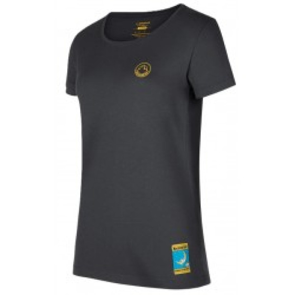 Krekls CLIMBING on the MOON T-Shirt W S Carbon/Giallo