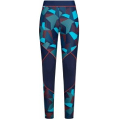 Bikses DIMENSION Tights M Deep Sea/Cherry Tomato