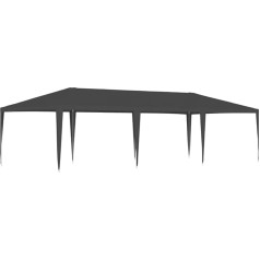 vidaXL Profesionali vakarėlių palapinė UV spinduliams atspari vandeniui pavėsinė Marquee Garden Gazebo Garden Tent Beer Tent 4 x 9 m Anthracite 90 g/m²